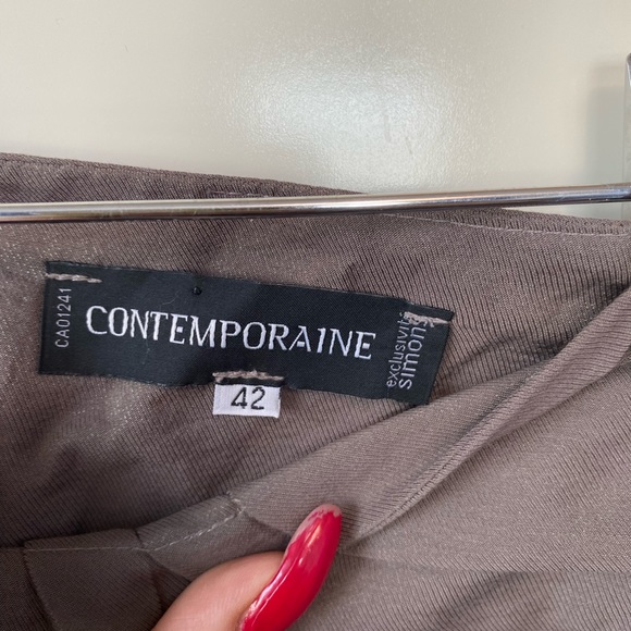 Cute brownish khaki skirt from Simons - Picture 6 of 8